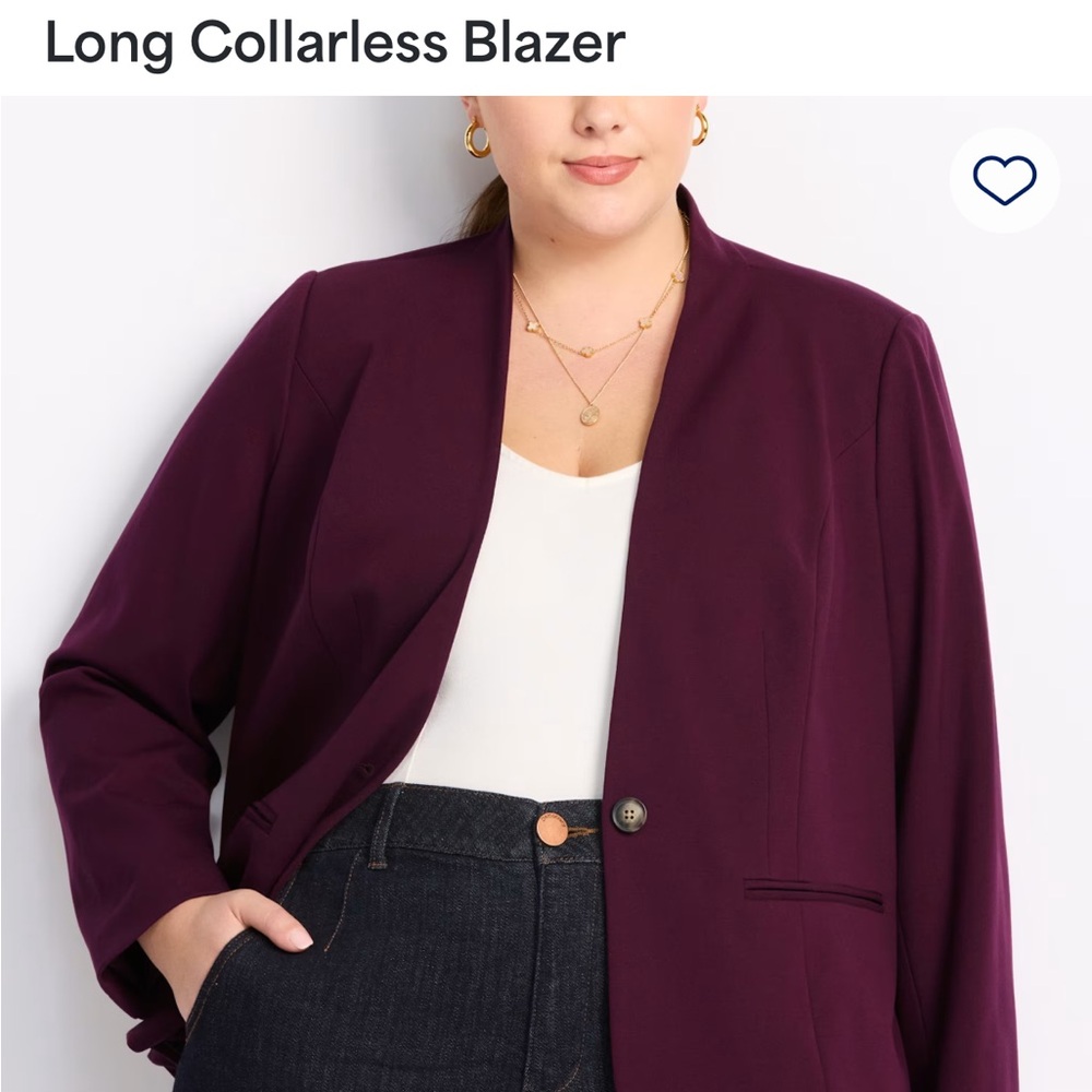 Women's Purple Blazer